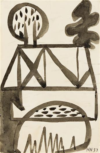 HANANIAH HARARI (1912 - 2000, AMERICAN) Untitled (Six Variations of a Theme).